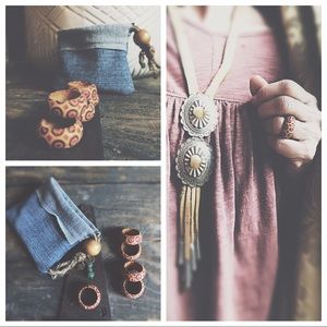 Ring wooden Bohemian